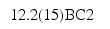 Text Box: 12.2(15)BC2