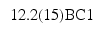 Text Box: 12.2(15)BC1