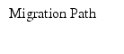 Text Box: Migration Path