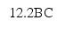 Text Box: 12.2BC
