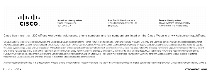 Text Box:  Printed in the USA C78-340084-01  03/08