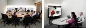 (photo: TelePresence board meeting) (photo: teleconference call)