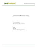 Connected and Sustainable Energy Whitepaper