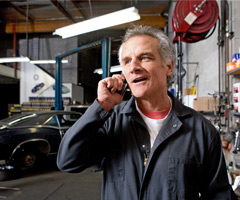Wireless media device being used