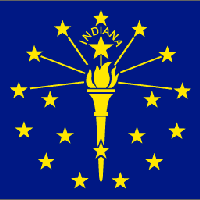 Flag of Indiana